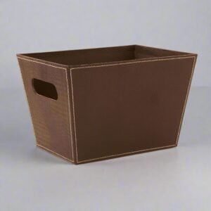 Dark Brown Paperboard Gift Basket