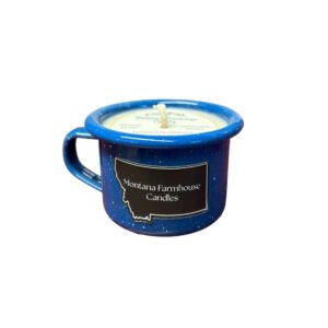 Enamelware Mug Candle by Montana Farmhouse Candles - 4 oz (4 scents)